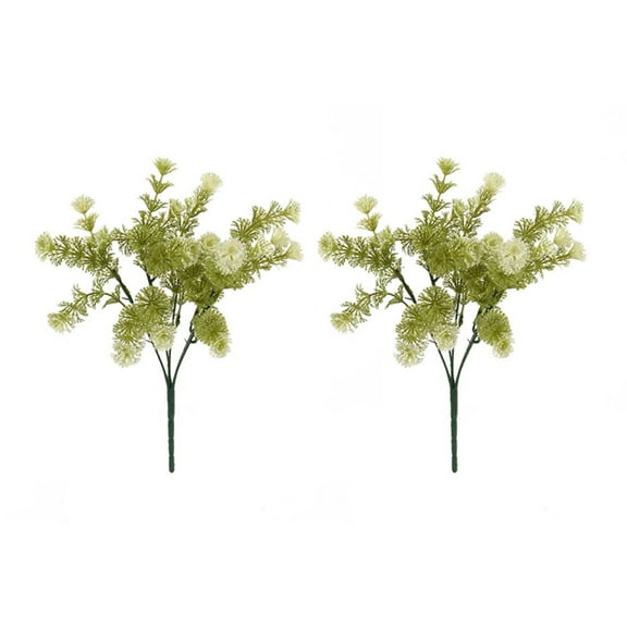 nTRIUQJ 2 Bundles Floral Arrangement Flowers for Indoor Outdoor Home Filling Every Corner with Lifelike Beauty E