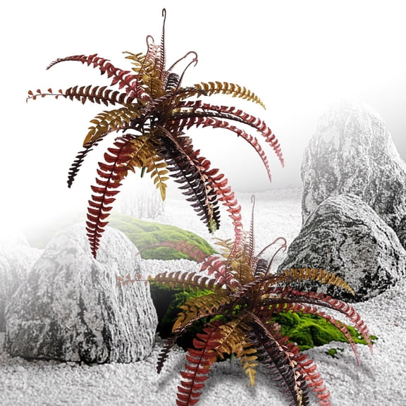 nTRIUQJ 50cm Large Fern for Family Gardens Indoor and Outdoor Green Spaces Hanging Decoration B