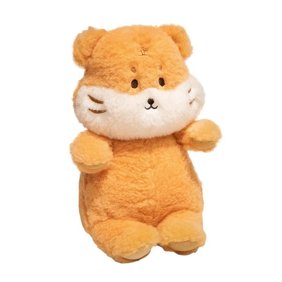 nTRIUQJ Adorable Animal Stuffed Toy Snuggly Pillow For Nursery Bedroom And Idea Orange