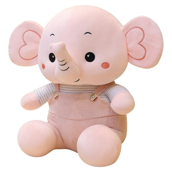 nTRIUQJ Adorable Elephant Stuffed Animal Soft Toy for Kids Nursery A