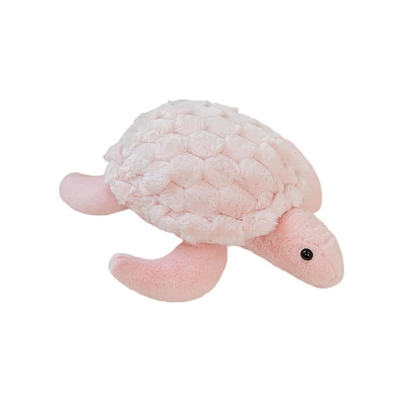 nTRIUQJ Adorable Sea Turtle Toy Soft Stuffed Animal Cute Tortoise Pillow For Kids And Adults Pink
