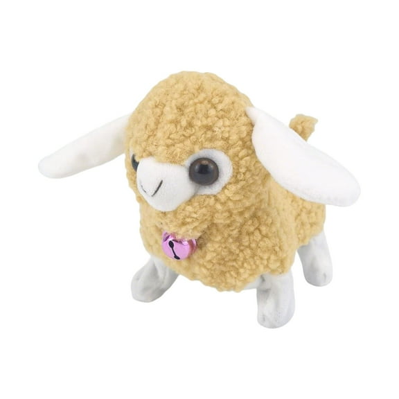 nTRIUQJ Animated Walking Lamb Toy With Sound Effects And Moving Tail For Interactive C