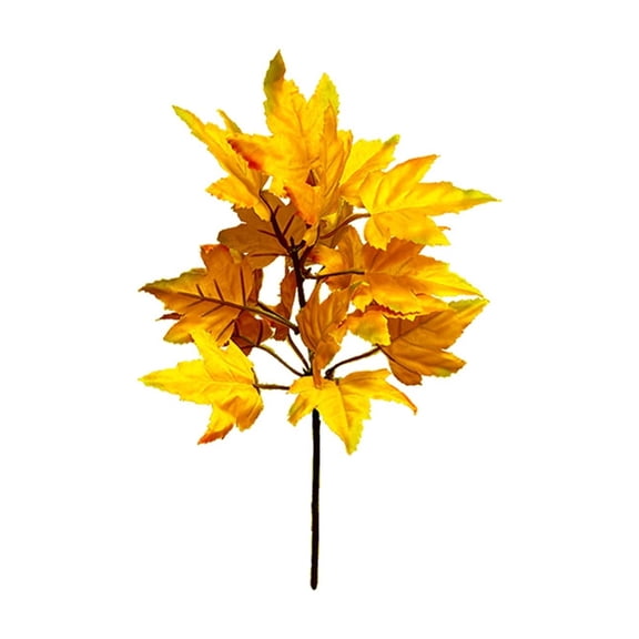 nTRIUQJ Autumn Maple Leaf Fall Spray For Home Centerpieces Wedding Arrangements And Seasonal Display Long Lasting Beauty B