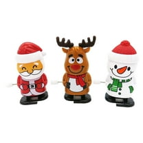 nTRIUQJ Christmas Wind Up Toys Assortment For Holiday Party Bag Fillers Novelty as show