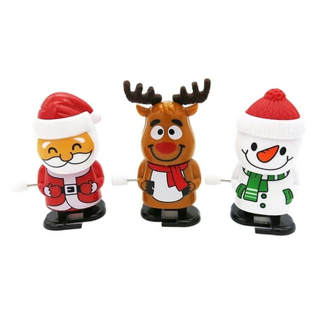 nTRIUQJ Christmas Wind Up Toys Assortment For Holiday Party Bag Fillers Novelty as show