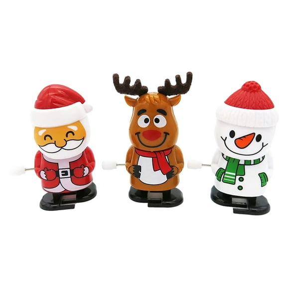 nTRIUQJ Christmas Wind Up Toys Assortment For Holiday Party Bag Fillers Novelty as show