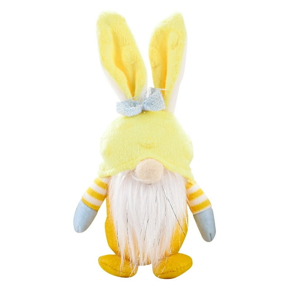 nTRIUQJ Easter Bunny Toy 40cm Soft Stuffed Animal Doll for Kids Holiday Decoration A