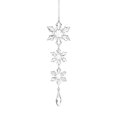 thumbnail image 1 of nTRIUQJ Elegant Acrylic Snowflake Rearview Hanging Ornament for Festive Car Interior Decoration and Seasonal Celebration White3, 1 of 4