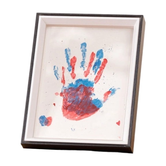nTRIUQJ Family Handprint Keepsake Ornament DIY Craft Kit with Clear Acrylic Boards for Memories WH2