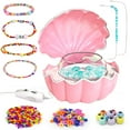 thumbnail image 1 of nTRIUQJ Girls DIY Beaded Bracelet Making Kit Jewelry Craft Machine Educational Art Toy for Pretend Play Activity B, 1 of 3