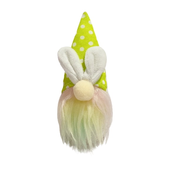 nTRIUQJ Glowing Swedish Tomte Witch Easter Table Desktop Ornament Decorative Figurine Green