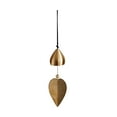 thumbnail image 1 of nTRIUQJ Gold Leaf Hanging Decoration Bell Wind Chime for Good Luck Chinese Feng Shui Bell Hanging Ornament for Safe Wealth Window Hanging Pendant C, 1 of 5