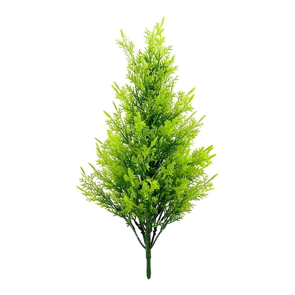 nTRIUQJ Lifelike Mini Tree for Festive Year Round Home Tabletop and Garden Greenery Decoration Display 2PCS Green