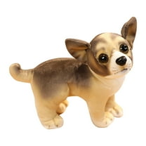 nTRIUQJ Lifelike Toy Dog Realistic Stuffed Animal Soft Cuddly Puppy Doll for Kids A