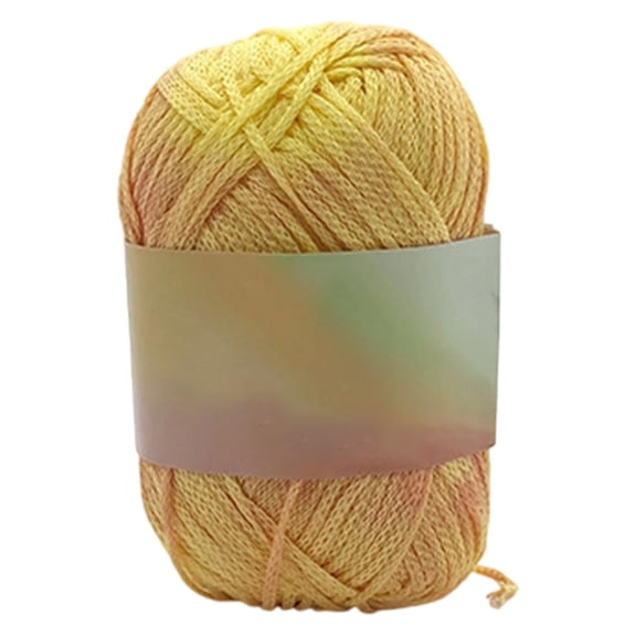 nTRIUQJ Magic Yarn Heat Sensitive Color Changing, Cotton Crochet & KnittingYarn, Soft Temperature Reactive Yarns, Fun Craft Supply, Diy Projects for Knitting And Crocheting Crafts, Yellow