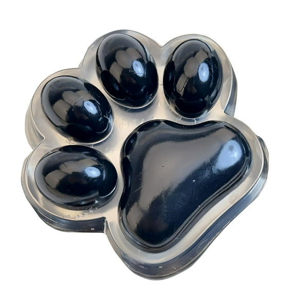 nTRIUQJ Soft Transparent Cat Toy for Adults Stress and Sensory Play Black