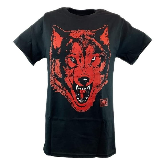 nWo Black Wolfpack New World Order Wolf pack Mens T-shirt L
