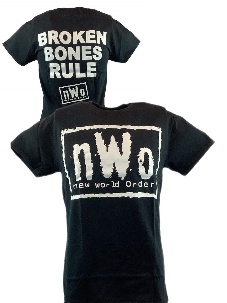 nWo Bad Has Arrived New World Order Red Logo Mens T-shirt L 