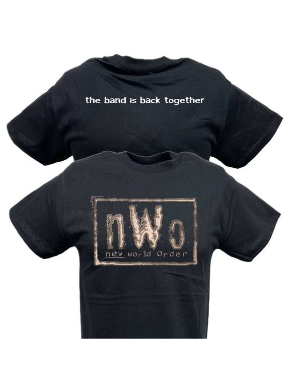 nWo New World Order Band is Back Together Black T-shirt