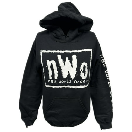 nWo New World Order Mens Black Pullover Hoody Sweatshirt XXL