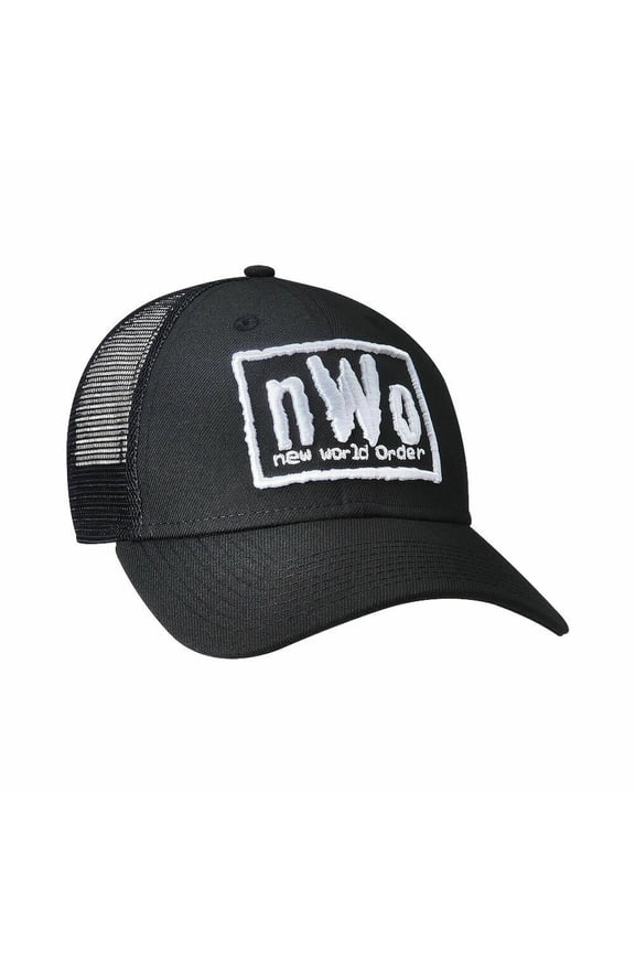 nWo World Order New Trucker Hat Black One Size