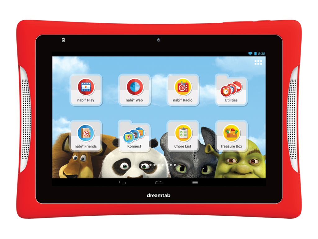 nabi DreamTab HD8 - Tablet - Android 4.3 (Jelly Bean) - 16 GB - 8" (1920 x 1200) - microSD slot - image 1 of 3