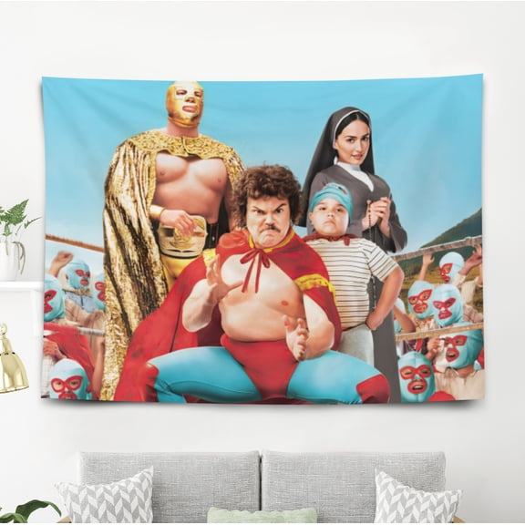 nacho libre Tapestry Gift Wall Hanging Backdrop for Room Bedroom Girls Fans Background Banner Party Birthday Supplies Decor