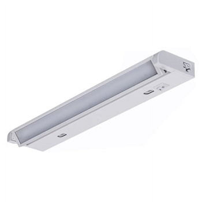 White Aluminum 11" LED Plug-In Under Cabinet Light