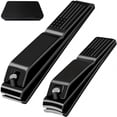 thumbnail image 1 of Behome Nail Clippers Set, Ultra Sharp Stainless Steel Fingernail & Toenails Clipper and Nail File with Tin Case, Black, 1 of 7