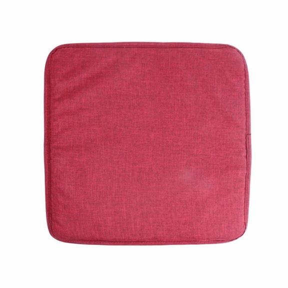 naioewe Square Strap Garden Chair Pads Seat Cushion For Outdoor Bistros Stool Patio Dining Room Linen,Red