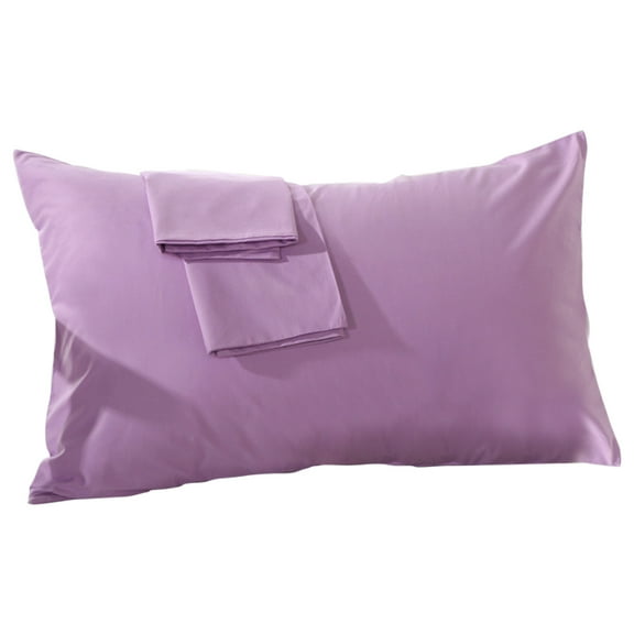 naioewe Cotton Pillow Cases, Pillowcase, Natural Cotton Pillow Cover for Sleeping Light Purple