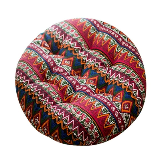 naioewe Outdoor Chair Cushions, Waterproof Round Garden Chair Pads Seat Cushion for Patio Funiture(F)