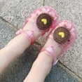 thumbnail image 1 of naisibaby Summer Toddler Girls Cute Fruit Jelly Colors Shoes, Kids Hollow Out Non-slip Soft Sole Beach Roman Sandals Pink 4T, 1 of 9