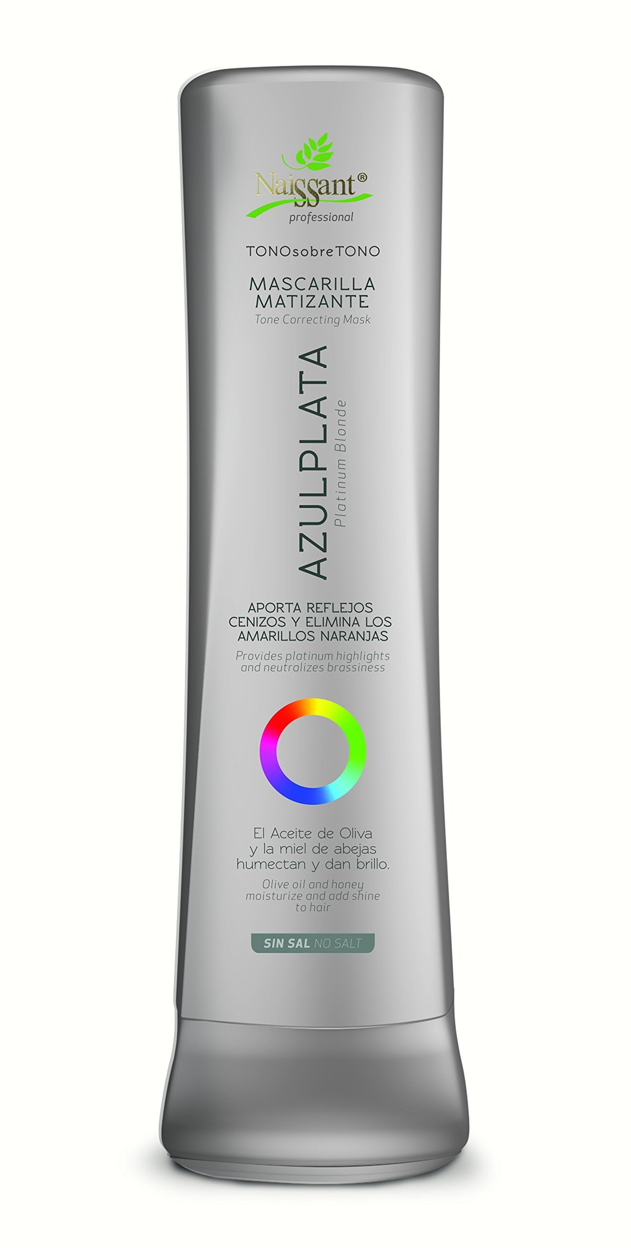 naissant Silver Ash Blonde Hair Blue Toning Mask , Eliminates