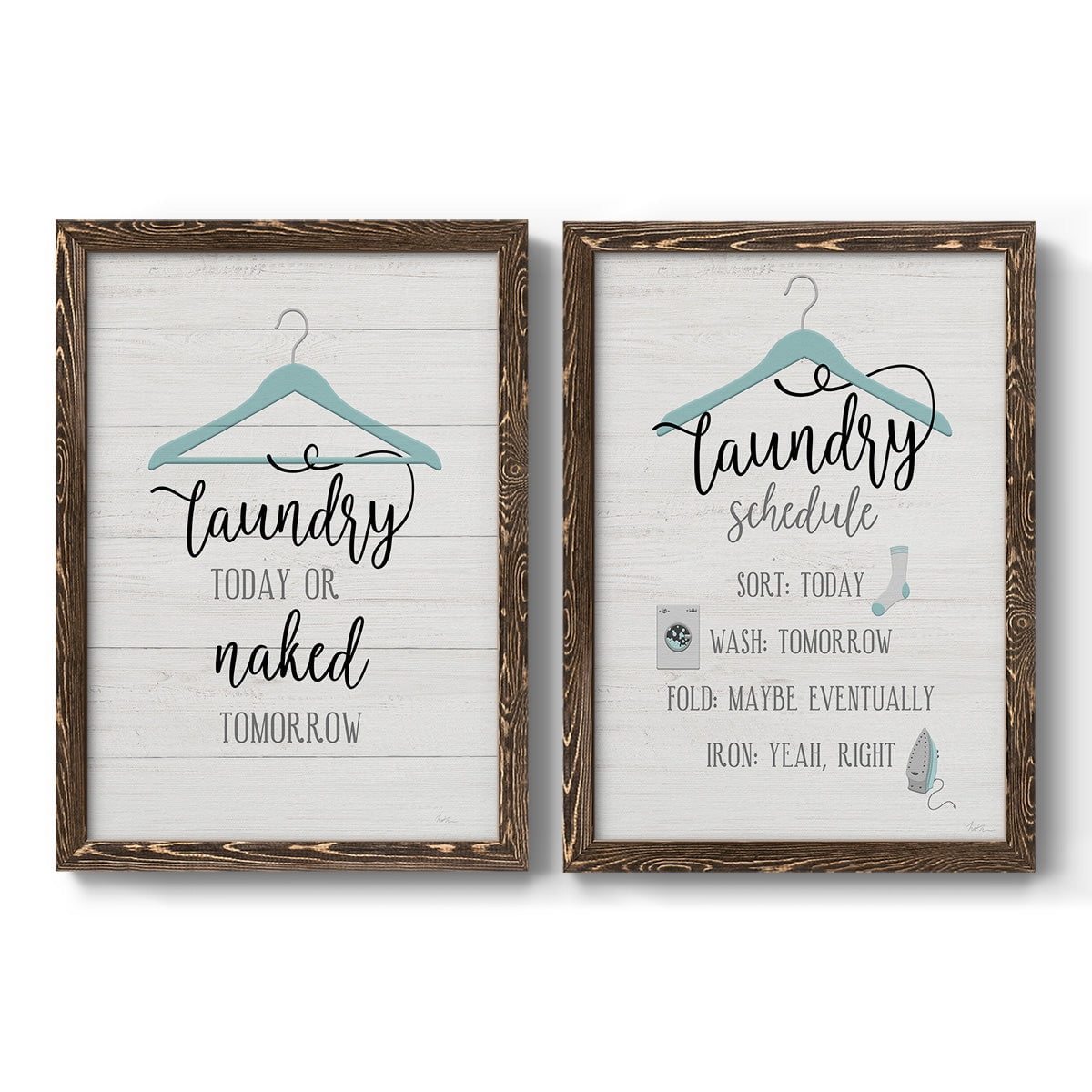Naked Tomorrow - Premium Framed Canvas 2 Piece Set - Ready to Hang