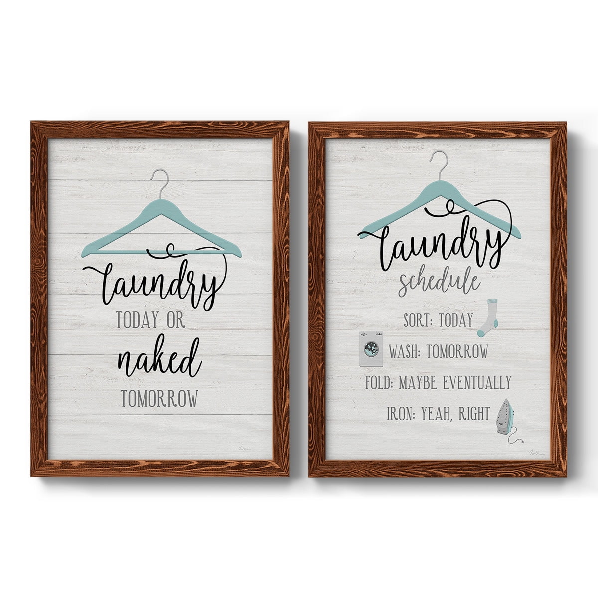 Naked Tomorrow - Premium Framed Canvas 2 Piece Set - Ready to Hang
