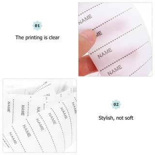 1 Roll of Iron On Name Labels for Clothing Sewing Name Labels