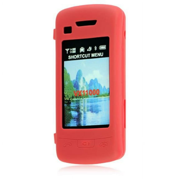 DreamWireless SCLG11000RD LG Voyager II Env Touch VX-11000 Skin Case - Red