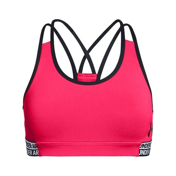 Under Armour Girls Heatgear Armour Sports Bra, Penta Pink,S - US