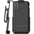 thumbnail image 1 of Encased Clip Holster Iphone X/Iphone Xs Belt Case, (Rebel Series) Heavy Duty Protective Cover Compatible With Apple Iphone X (Black), 1 of 6
