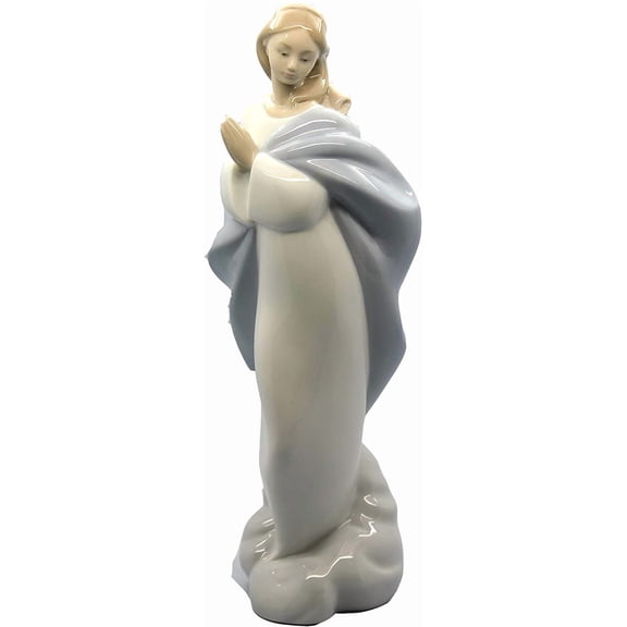 NAO Holy Mary. Porcelain Virgin Mary Figure.