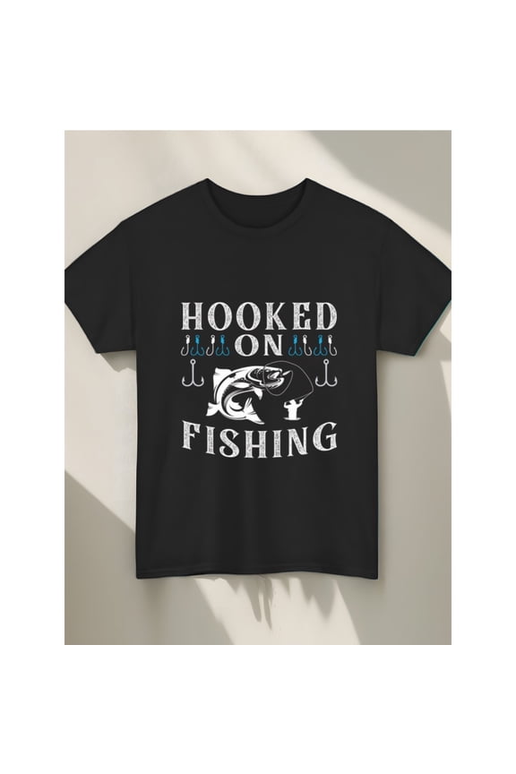 natee 100% Cotton Men's Fishing T-Shirt - "I Have a Crappie Attitude" Design, Lightweight & Breathable Crew Neck Tee, Perfect for Outdoor Adventures, Fishing, and Casual Wear - Sizes S to 3XL, Adven