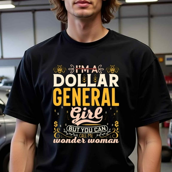 natee local warehouse Dollar General Girl Wonder Woman T- shirt,