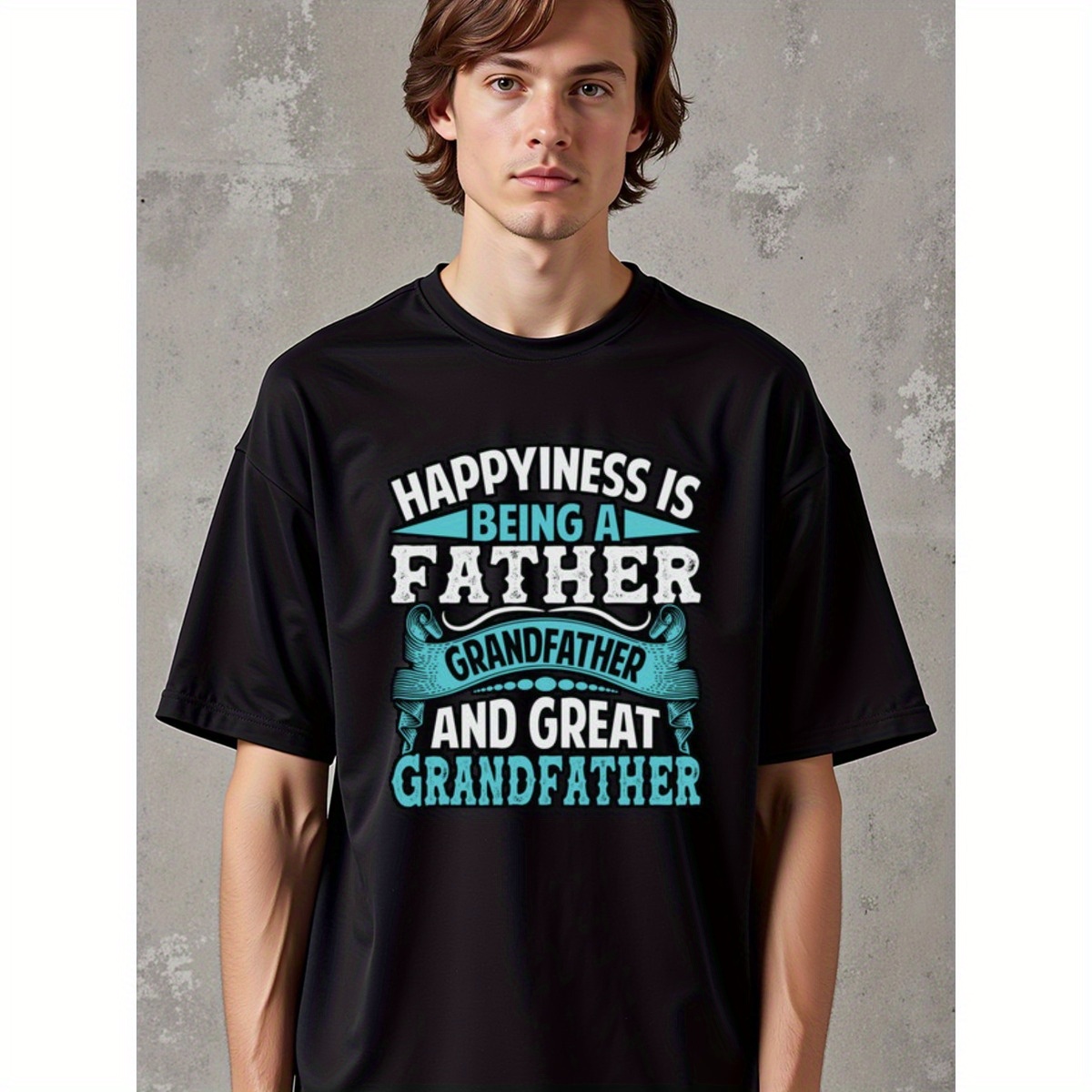 T-shirt Gildan XL Grand-père Vintage - 100% Coton Lourd, Couleur Crème, Neuf Sans étiquettes