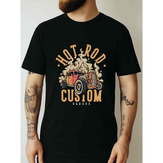 Greenink print t-shirt for men black Perfect for exercise Everyday and weekend wear Comfortable loose T-shirt