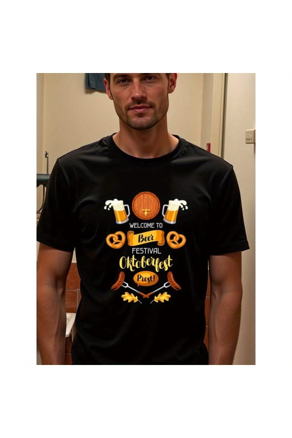 natee Oktoberfest Beer Festival T-shirt - Prost!, 男t, 男t