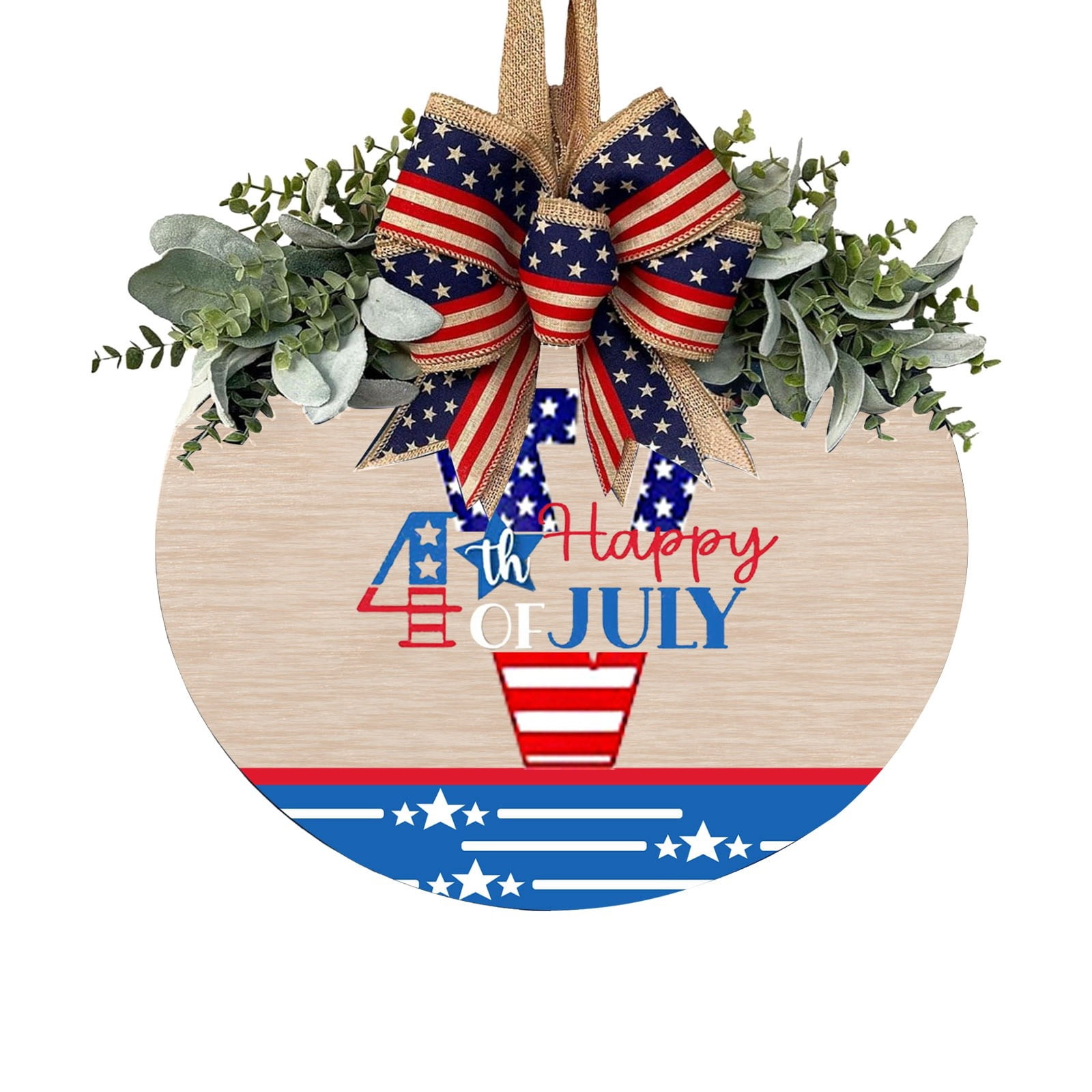 national day Front Door wreath door decorations 26 letter Character