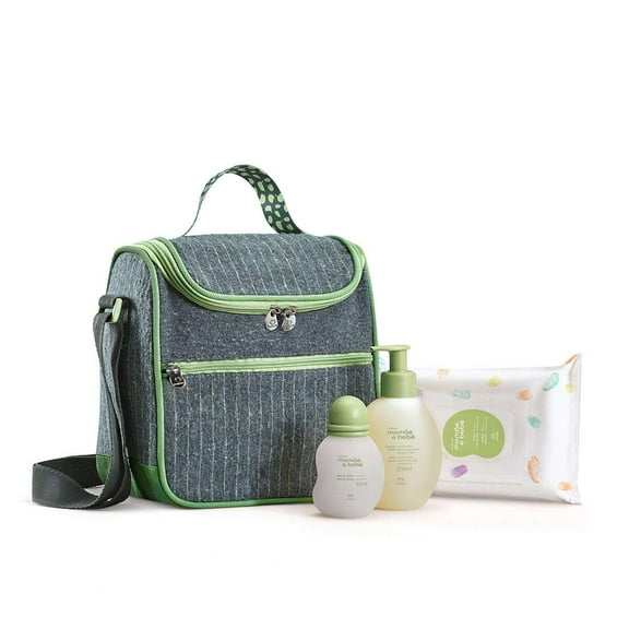 natura - Linha Mamae e Bebe - Conjunto com Frasqueira - (Mom & baby Collection - Bag Set with Vanity Case Net 1.65 Oz)