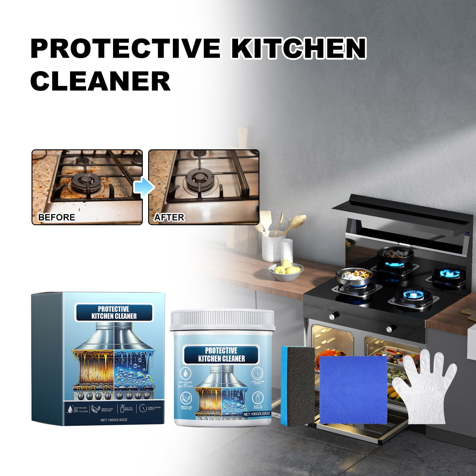 natural kitchen counter detergent disinfect floor cleaner Kitchen