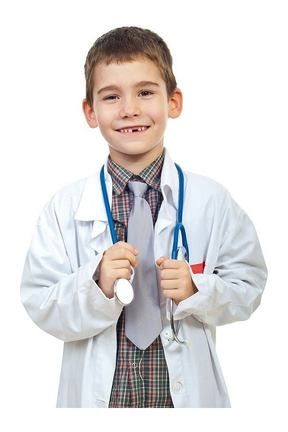 unisex kid's 16"; lab coat